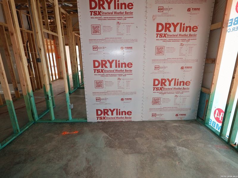 In-progress construction of a new home in Hickory Ridge, Elmendorf, TX (Image 31).