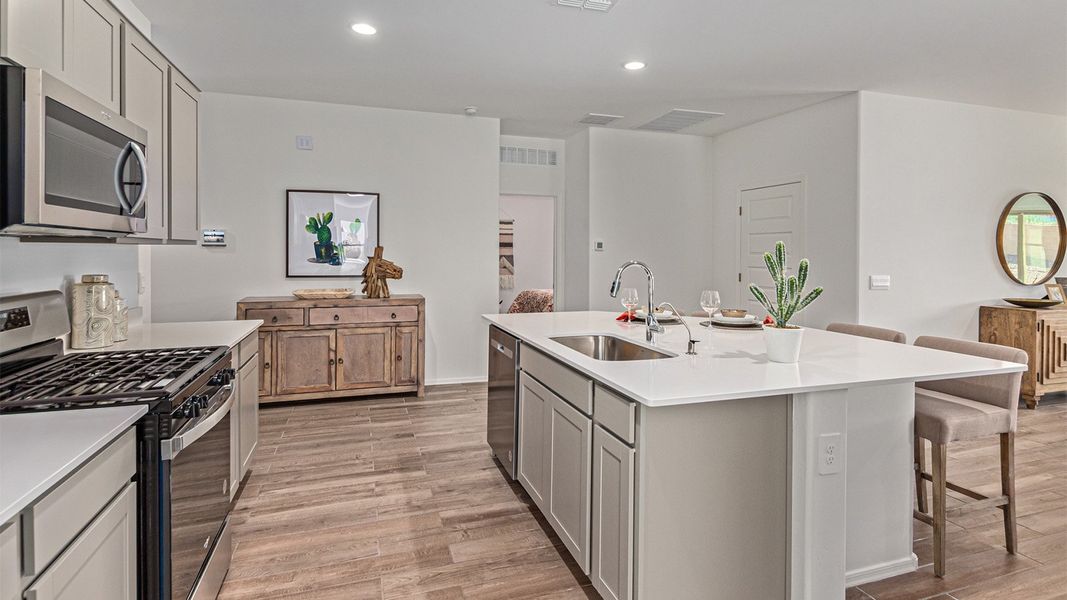 Furnished interior view inside a new home in Saguaro Bloom, Marana (Image 14).