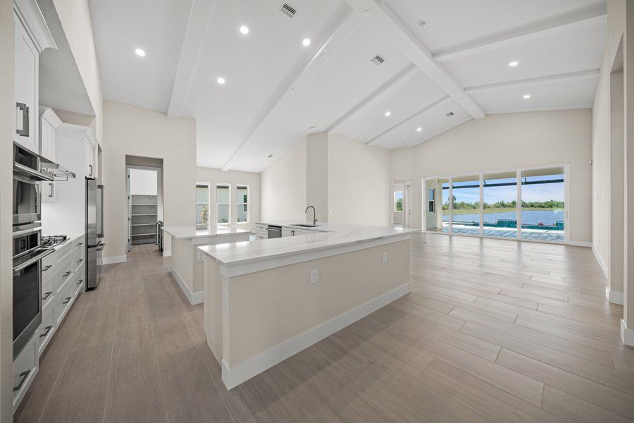Representative furnished interior of a home built from the Weatherly by Homes by Towne in Palmera at Wellen Park, Venice (Image 5).