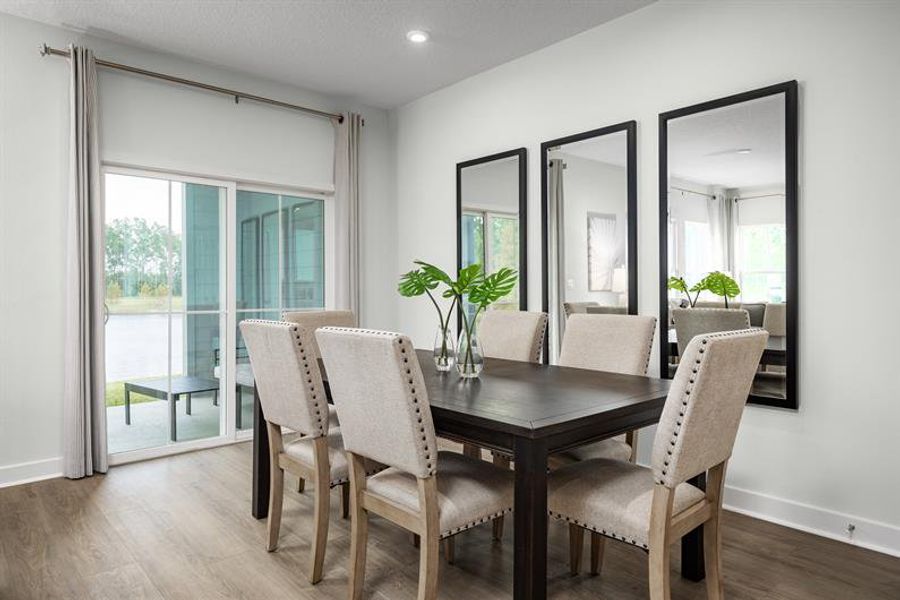 Representative furnished interior of a home built from the Thornewood by Ryan Homes in Layton Hall, Mauldin (Image 22).