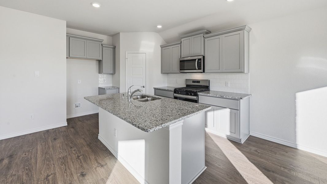 Representative furnished interior of a home built from the Brookshire by D.R. Horton in Winchester Crossing, Princeton (Image 5).