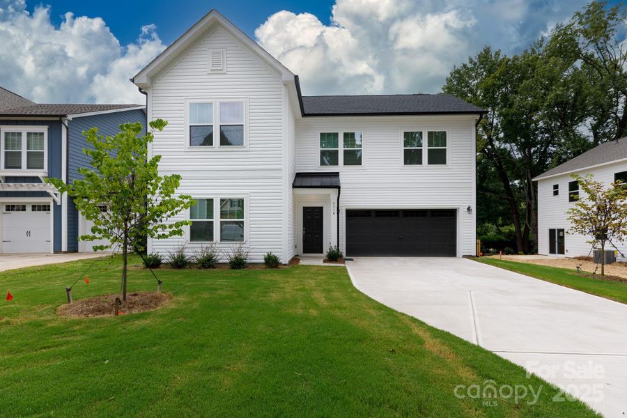 Front exterior of a new home in , Charlotte, NC, highlighting curb appeal (Image 23).