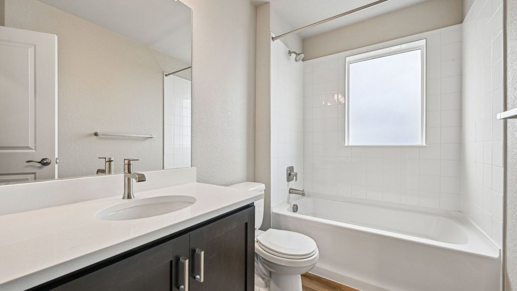 Furnished interior view inside a new home in Windler Townhomes, Aurora (Image 32).