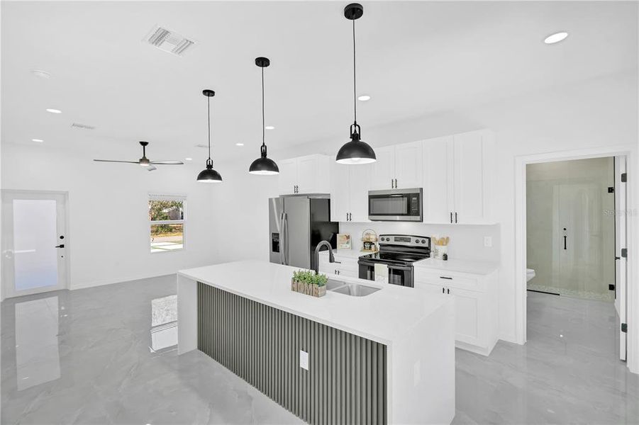 Furnished interior view inside a new home in , Punta Gorda (Image 6).