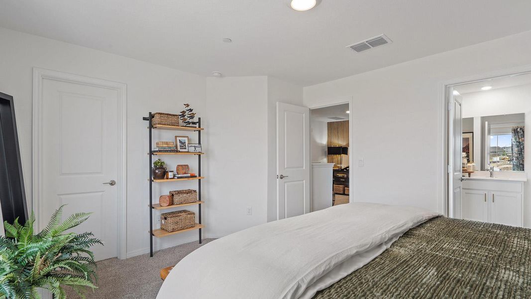 Furnished interior view inside a new home in Avery Centre, Round Rock (Image 27).