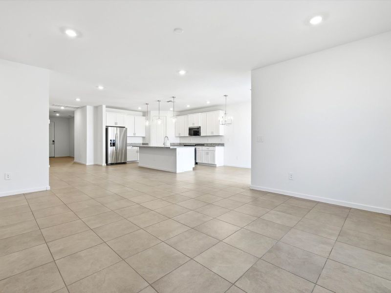 Spacious, unfurnished interior of a new home in Allure Vista Reserve Series, Buckeye (Image 7). Spacious, unfurnished interior of a new home in Allure Vista Reserve Series, Buckeye (Image 7).
