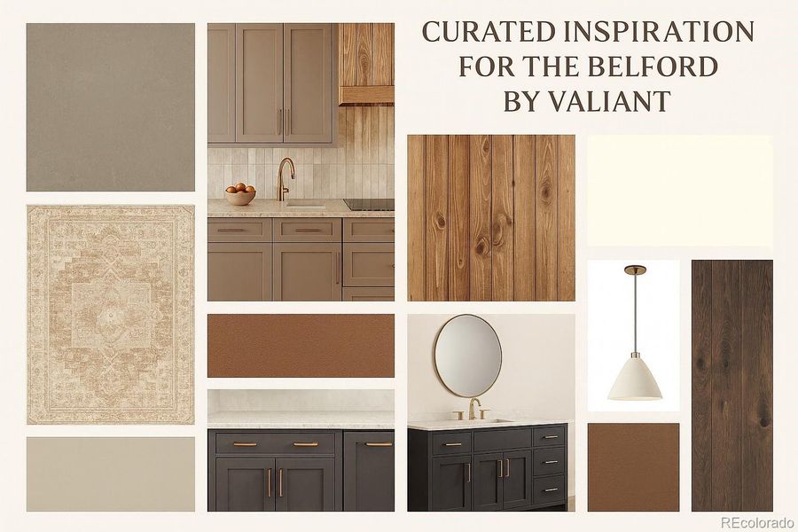 Curated Interior Design Inspiration -- Buyers may curate their own designs with the assistance of Valiant