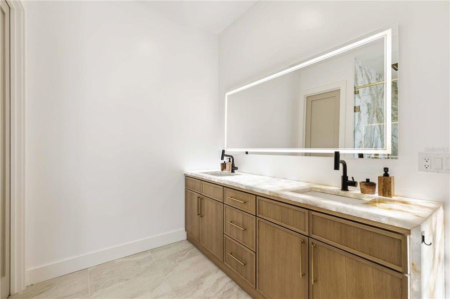 Furnished interior view inside a new home in , Tampa (Image 35).