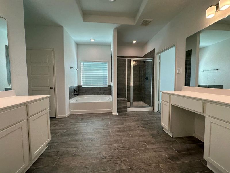 Furnished interior view inside a new home in Rates starting as low as, Iowa Colony (Image 6).