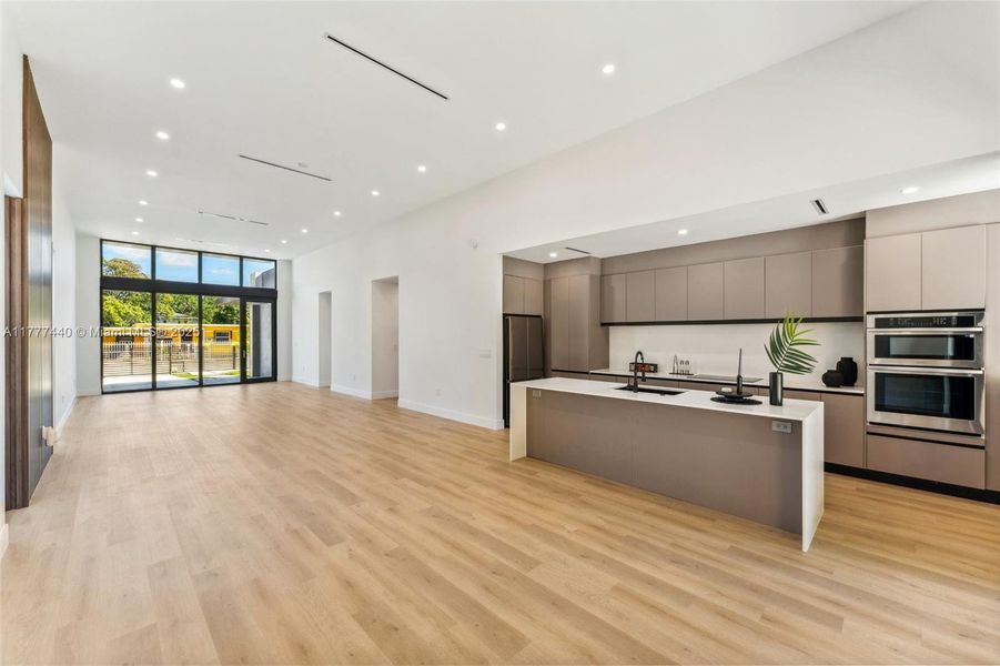 Furnished interior view inside a new home in , Miami (Image 13).