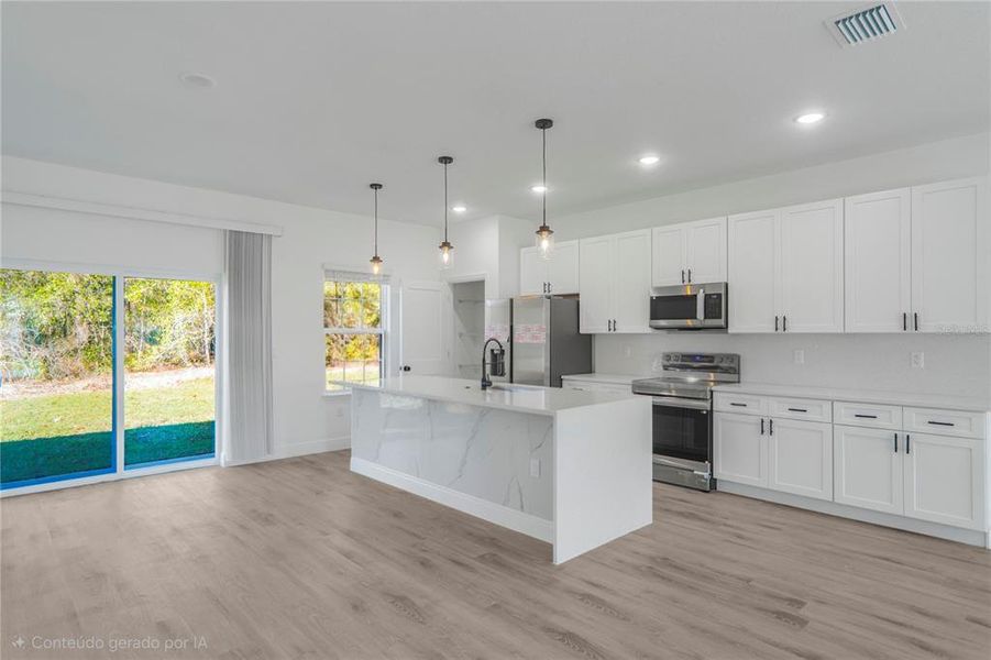Furnished interior view inside a new home in , Citrus Springs (Image 7).