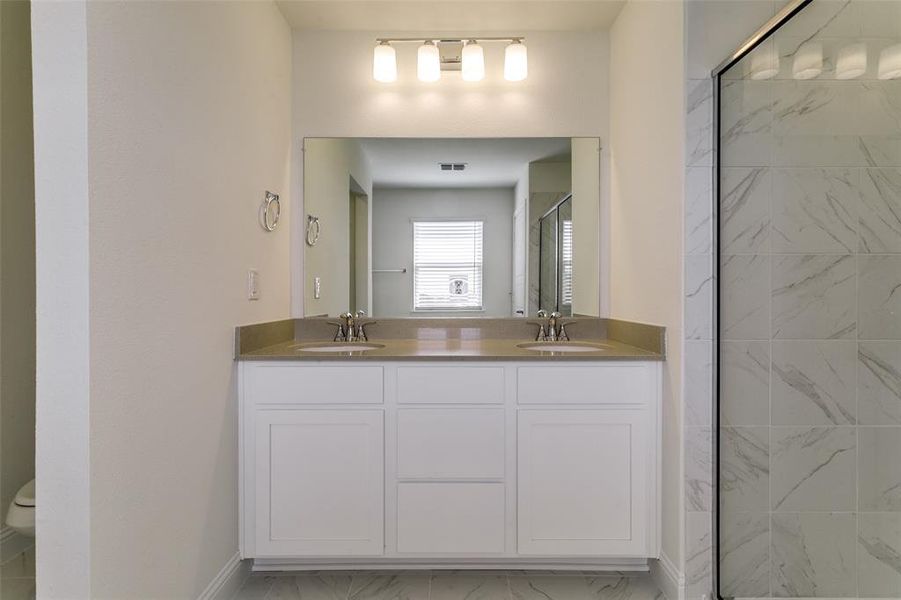 Furnished interior view inside a new home in The Preserve, Justin (Image 6).