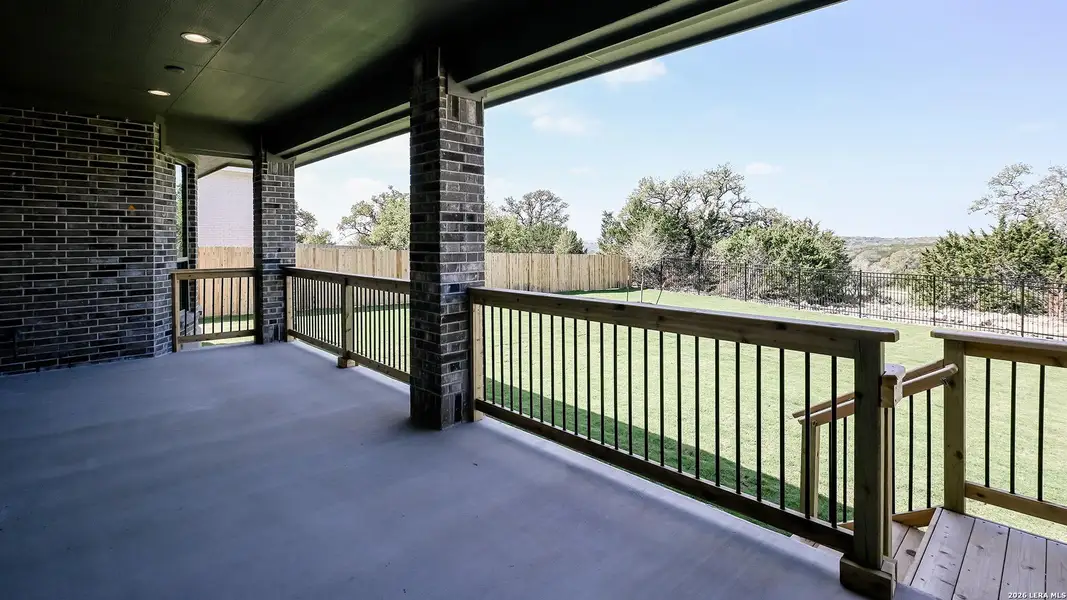 Exterior details and patio area of a home in Johnson Ranch, Bulverde (Image 4). Exterior details and patio area of a home in Johnson Ranch, Bulverde (Image 4).