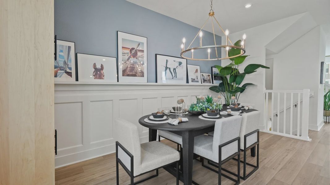 Representative furnished interior of a home built from the Lantana by DRB Homes in Parkview at Hamlin, Winter Garden (Image 19).