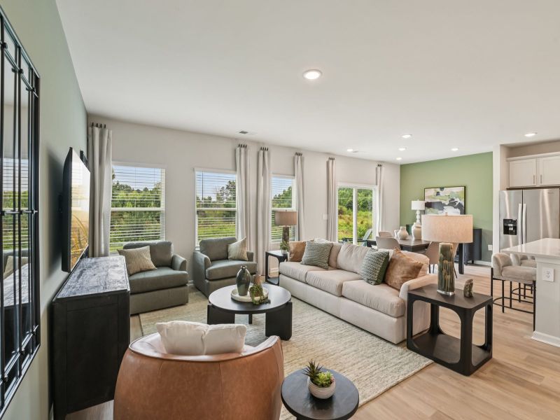 Furnished interior view inside a new home in Oakwood, Mebane (Image 7).