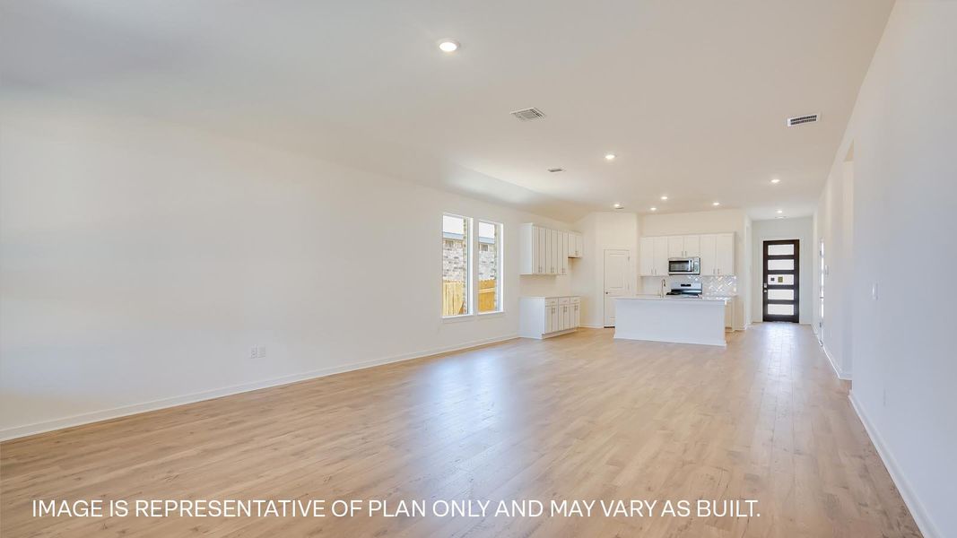 Spacious, unfurnished interior of a new home in Rosenbusch Ranch, Leander (Image 13). Spacious, unfurnished interior of a new home in Rosenbusch Ranch, Leander (Image 13).