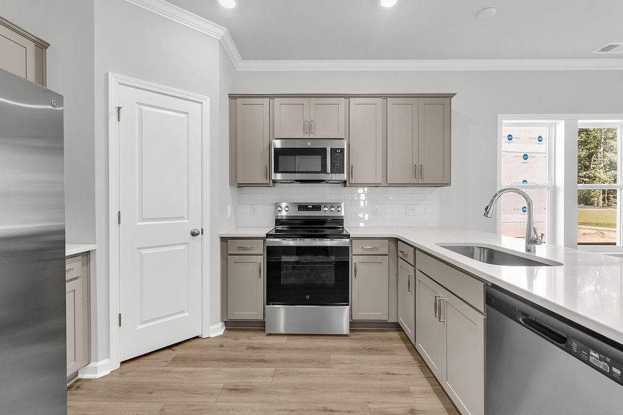 Furnished interior view inside a new home in Central Creek, Goose Creek (Image 8).