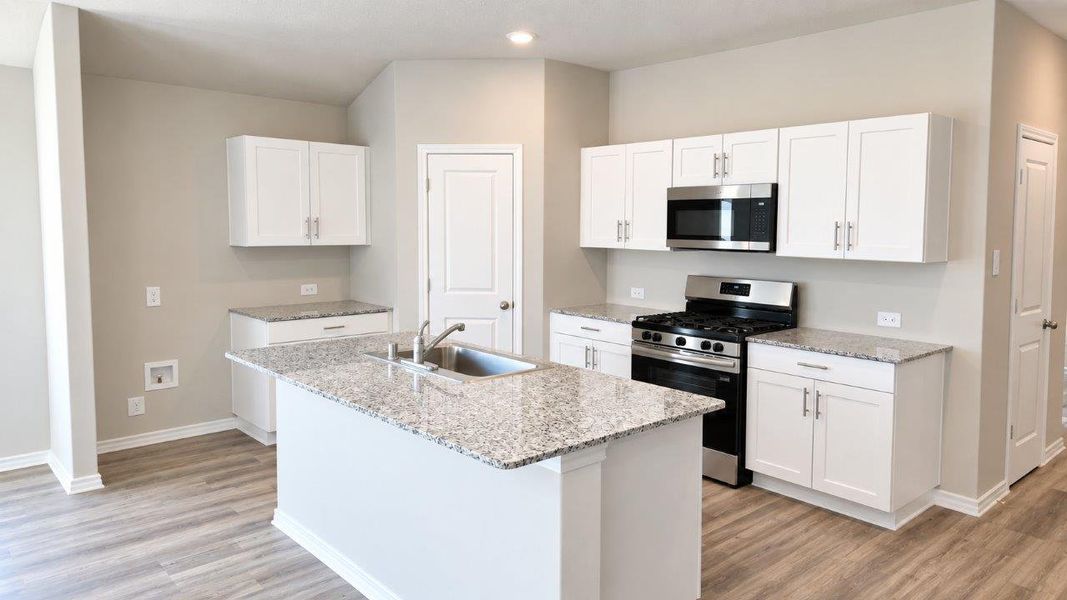 Furnished interior view inside a new home in The Hills at Reunion, Newark (Image 4).