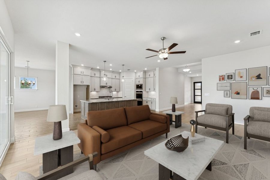 The Sagewood - Family Room The Sagewood - Family Room