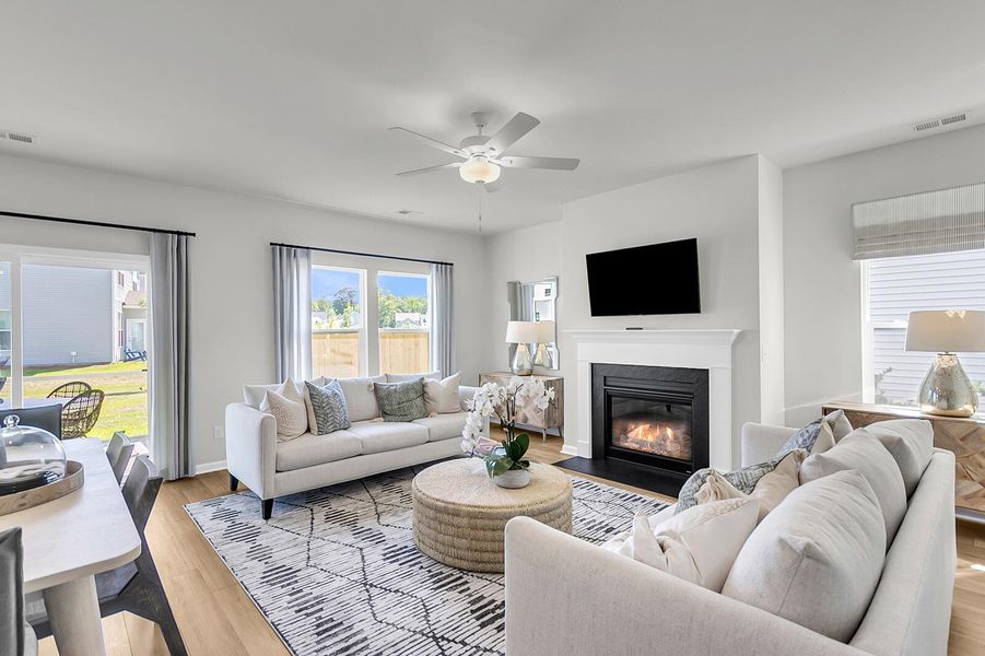 Furnished interior view inside a new home in , Summerville (Image 6).