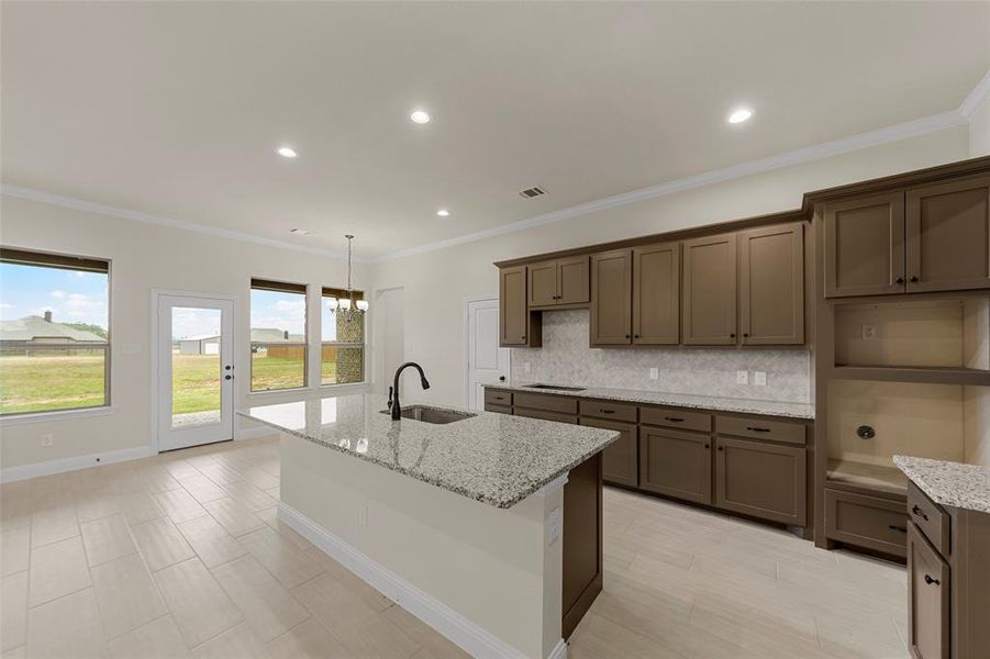 Furnished interior view inside a new home in , Terrell (Image 7).