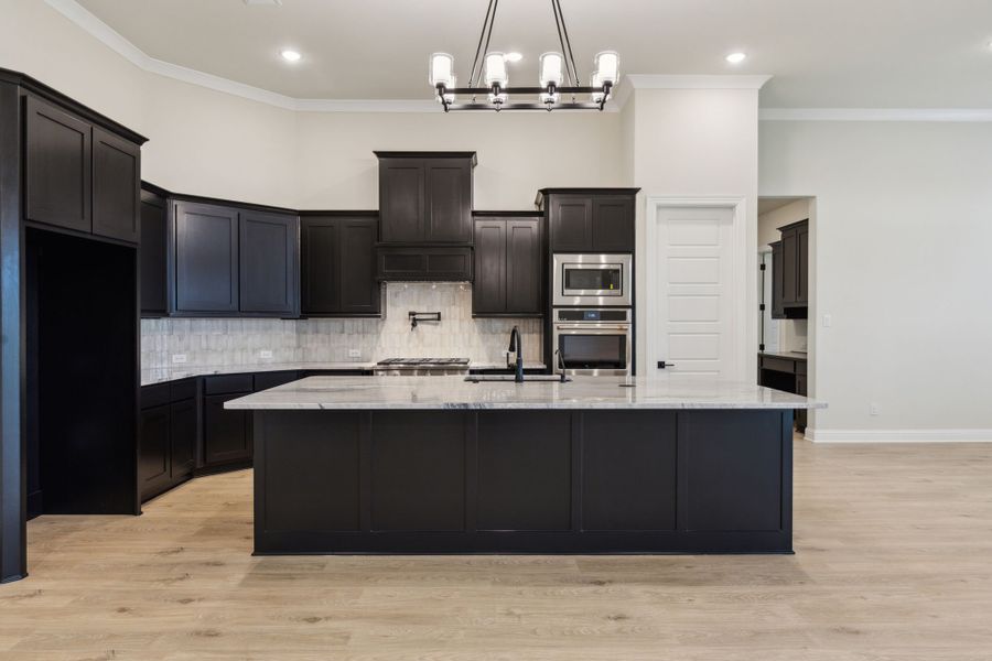 Representative furnished interior of a home built from the Alexandria by Chesmar Homes in Lakeway Estates, Waxahachie (Image 5).