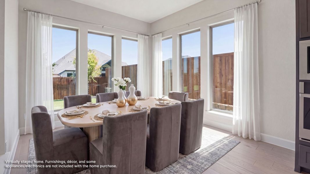 Furnished interior view inside a new home in Sweetgrass, Haslet (Image 6).
