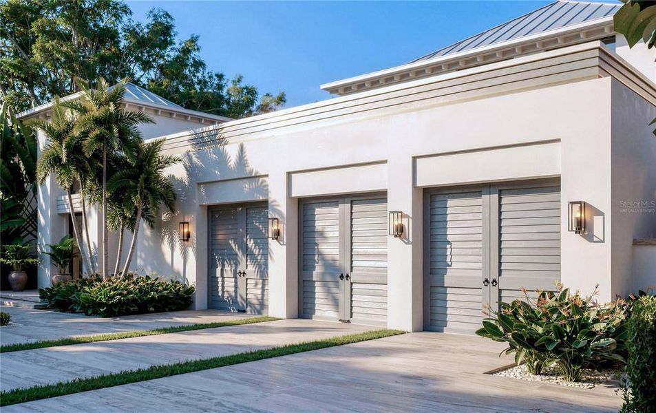 Exterior details and patio area of a home in , Belleair Beach (Image 4). Exterior details and patio area of a home in , Belleair Beach (Image 4).