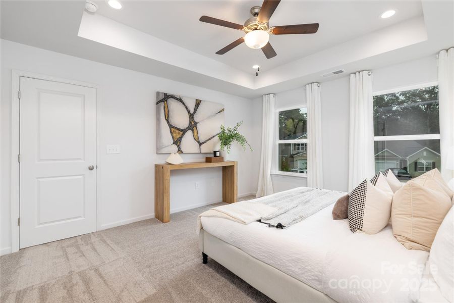 Furnished interior view inside a new home in Northway at Echo Glen, Charlotte (Image 13).