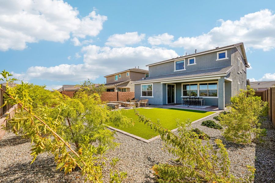 Representative exterior details of a home built from the Sienna by Taylor Morrison in Estrella, Goodyear (Image 31).