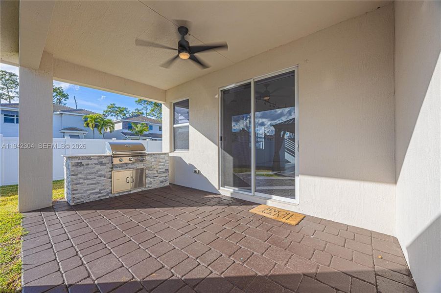 Exterior details and patio area of a home in , Jupiter (Image 3). Exterior details and patio area of a home in , Jupiter (Image 3).