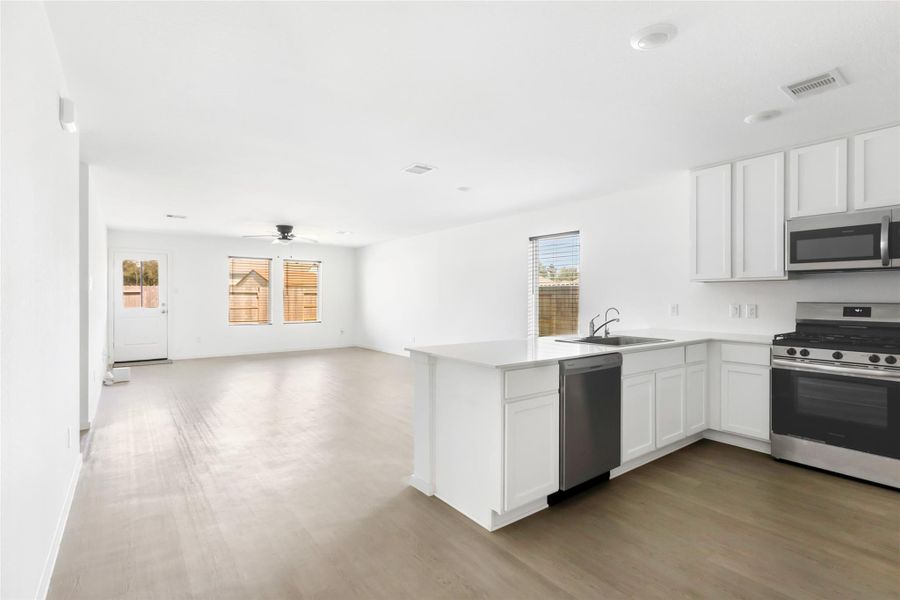 Furnished interior view inside a new home in Tavola, New Caney (Image 6).