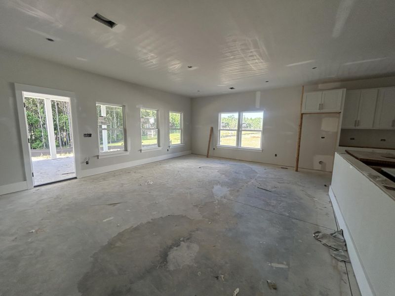 In-progress construction of a new home in Tea Farm, Ravenel, SC (Image 41).