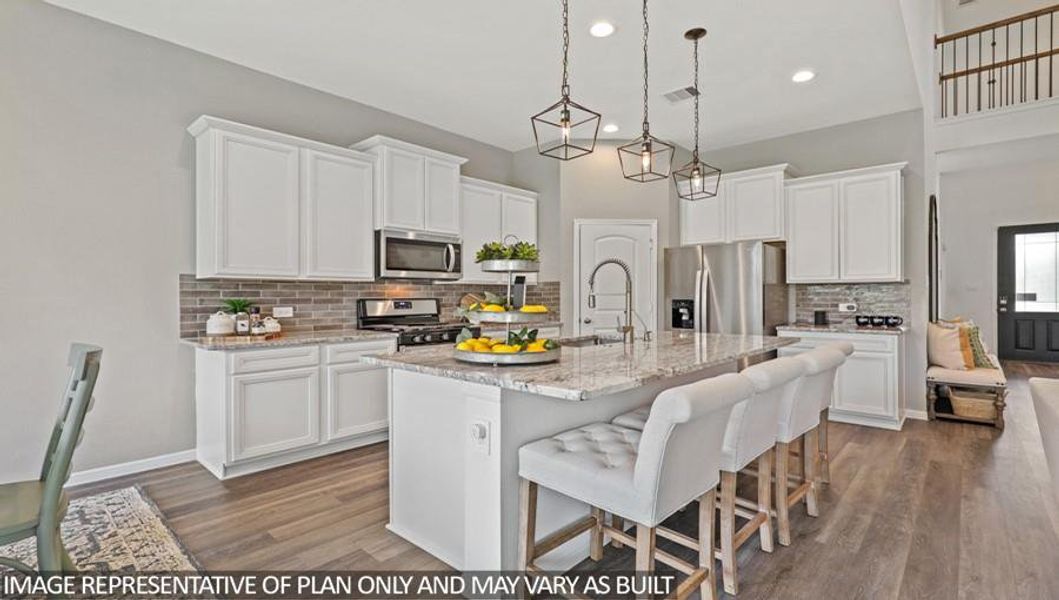 Furnished interior view inside a new home in Hills of Westlake, Conroe (Image 20).