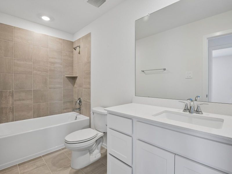 Furnished interior view inside a new home in Heights of Barbers Hill, Baytown (Image 9).