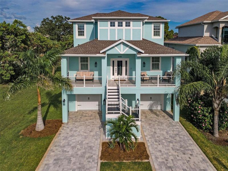 Front exterior of a new home in , New Port Richey, FL, highlighting curb appeal (Image 1). Front exterior of a new home in , New Port Richey, FL, highlighting curb appeal (Image 1).
