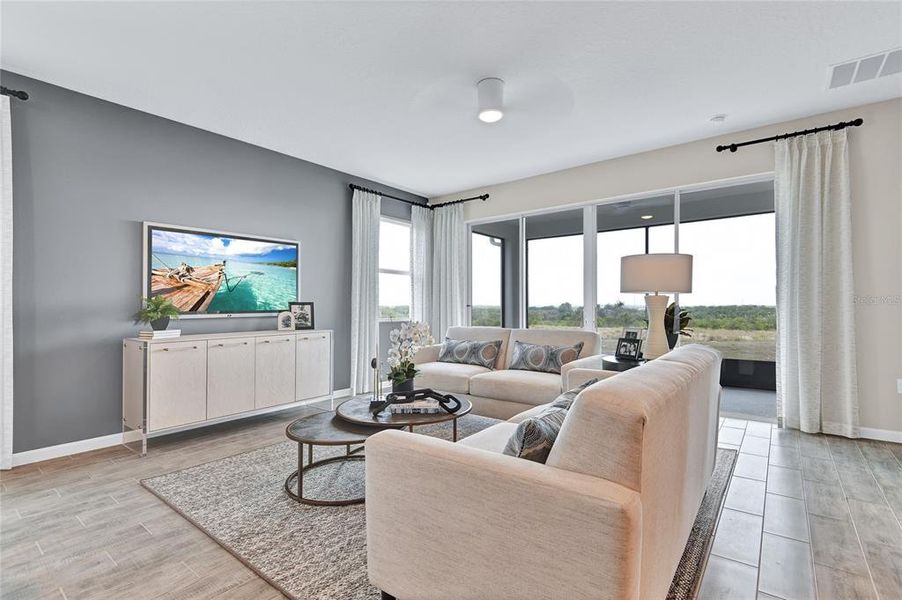 Furnished interior view inside a new home in Annabelle Estates, Winter Haven (Image 10).