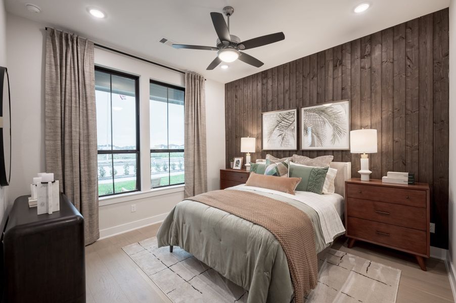Representative furnished interior of a home built from the Barnhart by Tri Pointe Homes in Dunham Pointe, Cypress (Image 48).