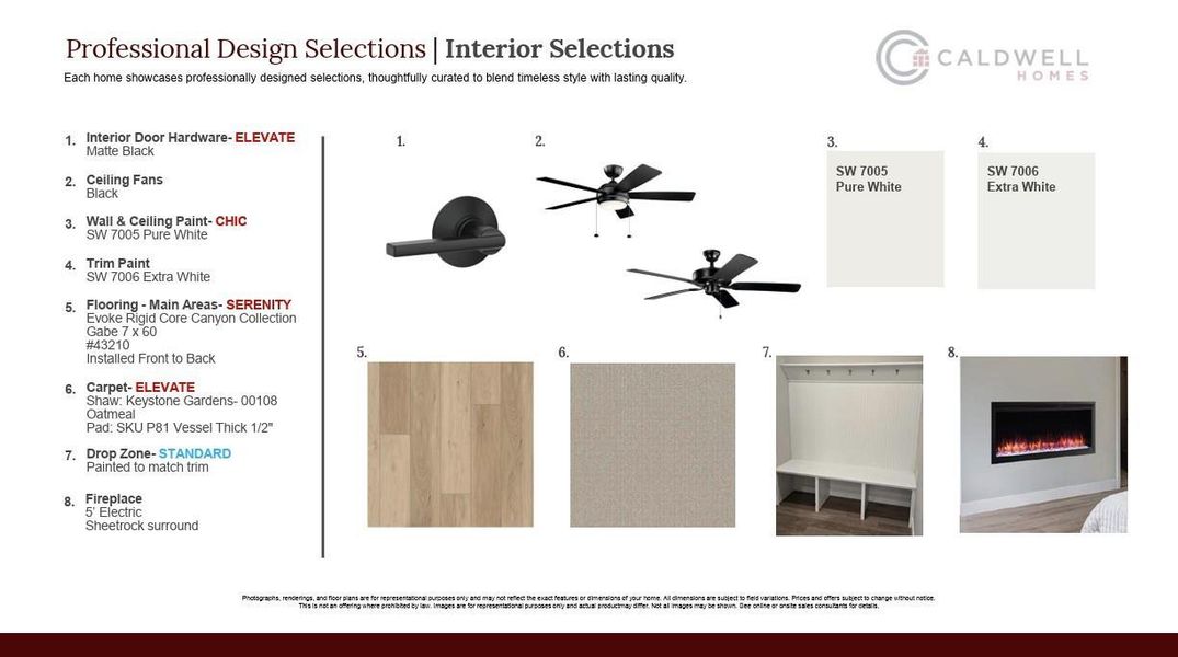 Photographs, renderings, and floor plans are for representational purposes only and may not reflect the exact features or dimensions of your home. All dimensions are subject to field variations. Prices and offers subject to change without notice. This is not an offering where prohibited by law. Images are for representational purposes only and actual product may differ. Not all images may be shown. See onsite sales consultants for details.