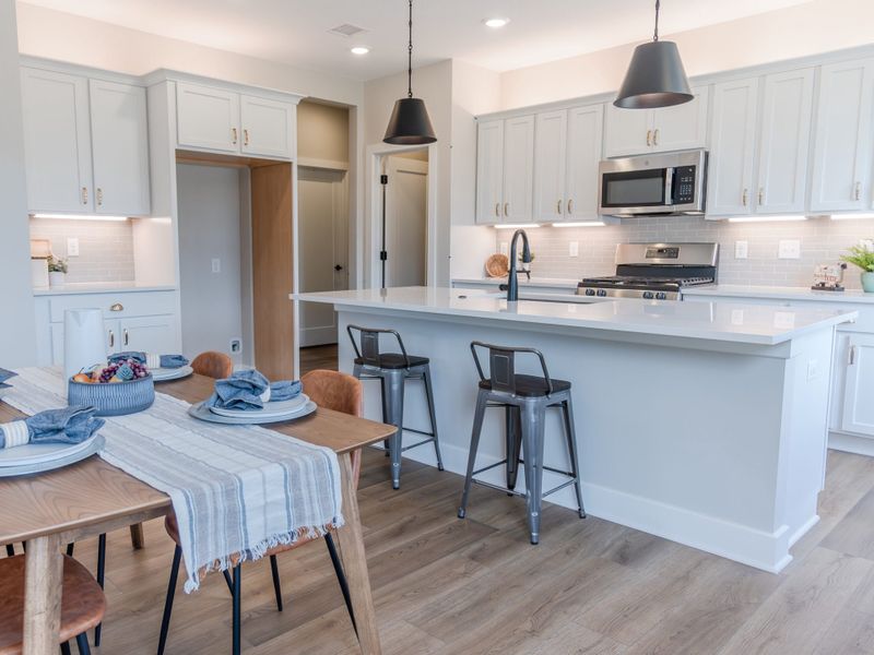 Representative furnished interior of a home built from the Ironwood by Perfection Builders in Heritage Commons, Andover (Image 5).