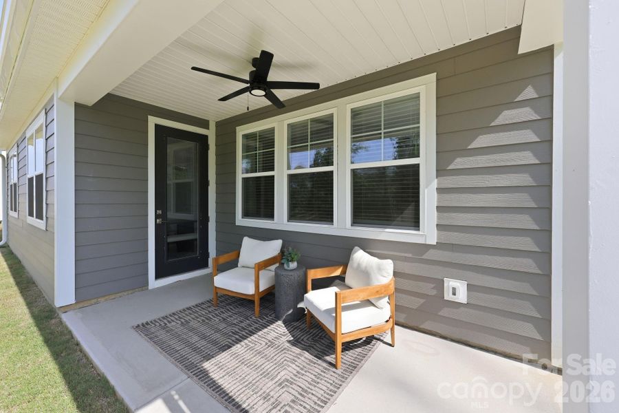 Exterior details and patio area of a home in , Cornelius (Image 22). Exterior details and patio area of a home in , Cornelius (Image 22).