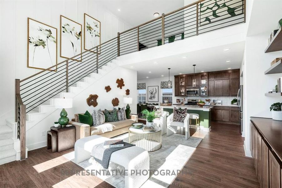 Furnished interior view inside a new home in , Royse City (Image 4).