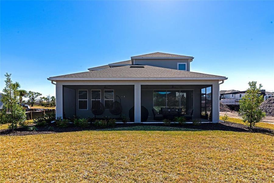 Exterior details and patio area of a home in Skye Ranch Community Group Page, Sarasota (Image 4).