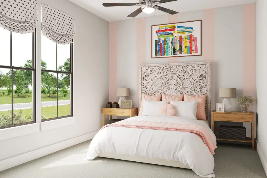 Representative furnished interior of a home built from the Lisbon by Tri Pointe Homes in Legacy Grove, Montgomery (Image 25).