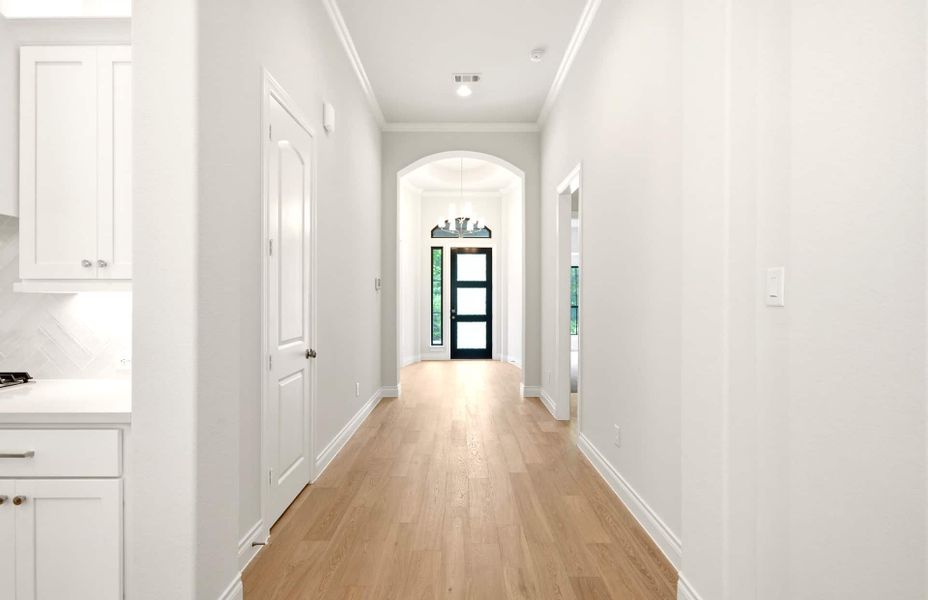 Spacious, unfurnished interior of a new home in The Woodlands Hills 65′, Willis (Image 21).