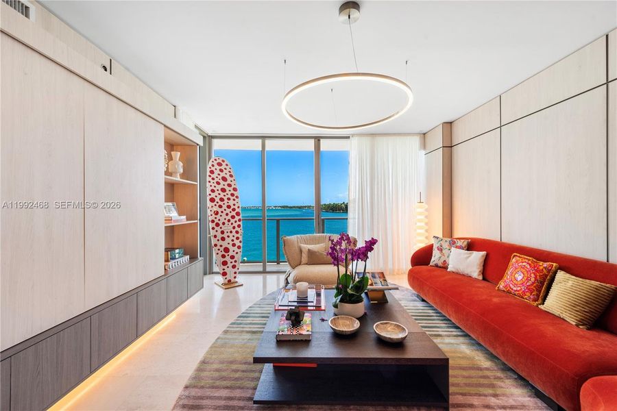 Furnished interior view inside a new home in , Bay Harbor Islands (Image 25).