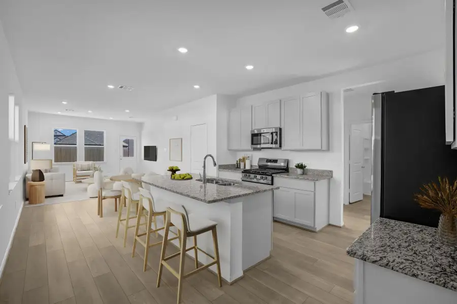 Furnished interior view inside a new home in Redbud, Hockley (Image 6).
