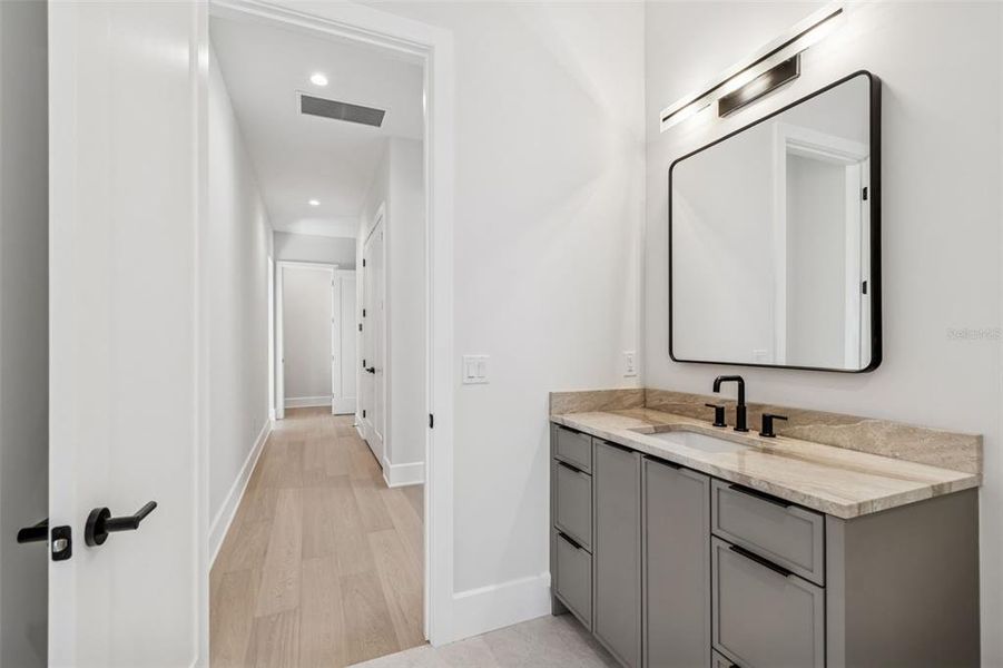 Furnished interior view inside a new home in , Tampa (Image 39).