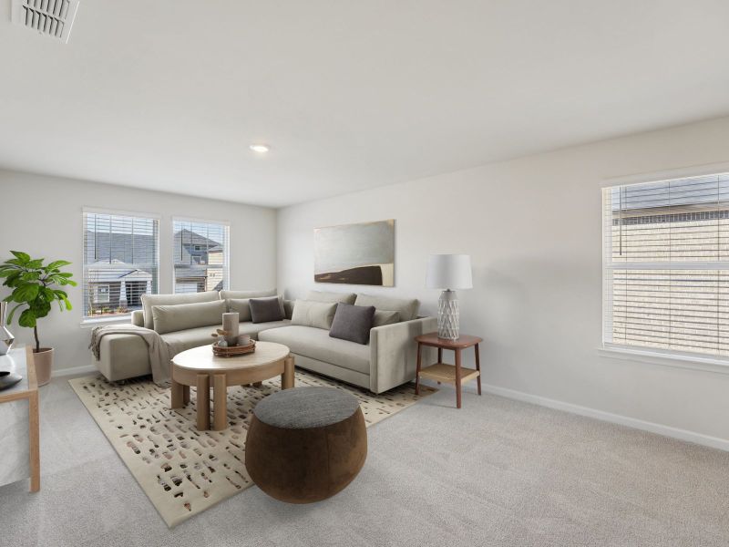 Furnished interior view inside a new home in Ivey Township, Dallas (Image 7).