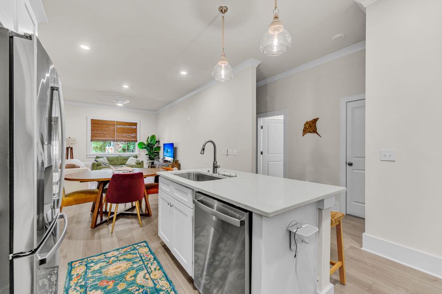 Furnished interior view inside a new home in , Johns Island (Image 11).